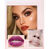 Diamond Glitter Matte Lipstick,Long Lasting Waterproof Shiny Lip Gloss,Nude Pink Metallic Sparkling High Pigment Non-Stick Cup Lip stain Tint, Full-Coverage Lip Balm Lip Makeup,Gift for Women Girl-09