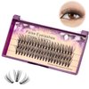Dedila 8-20MM to Choose Professional Makeup Individual Cluster Eye Lashes 20 Root 0.07C Curl Grafting Mink Fake False Eyelashes Extension Beauty Tools (16mm)