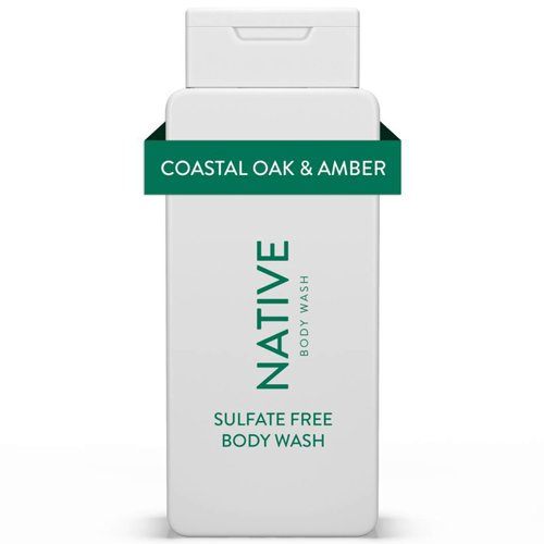 Generic Native Body Wash - Coastal Oak & Amber - Sulfate Free - 18 fl oz - Pack Of 01