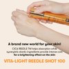 VT Cosmetics Vita-Light Reedle Shot 100, Serum with Vitamin C Capsules, Vitamin E, Hydrating Care, Korean Skincare for Sensitive Skin 1.69Fl Oz(50ml)