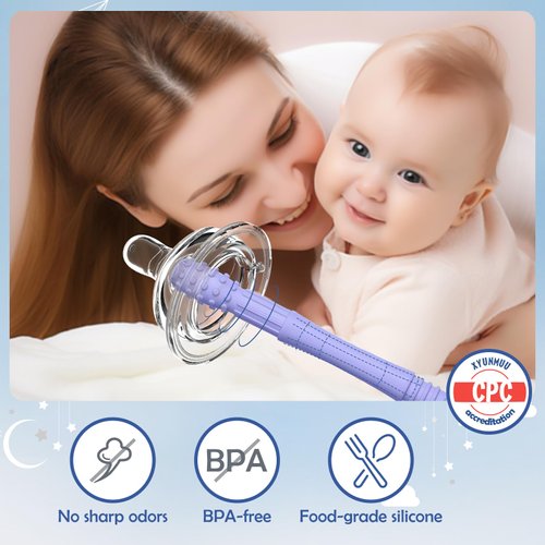 XYUNMUU Baby Teething Toys 6 Pack Silicone Teether Toy for Baby, Reaches Front, Back, and All New Teeth Types, Easy to Hold (6 Pack)