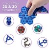 Tankoo Magnetic Tiles Magnet Building Blocks Fidget Ball Stem Toys Desk Decor Great Gift for Office Stress Relief, Age 8-12, Teens, Adults, Men, Women, ADHD, Autism