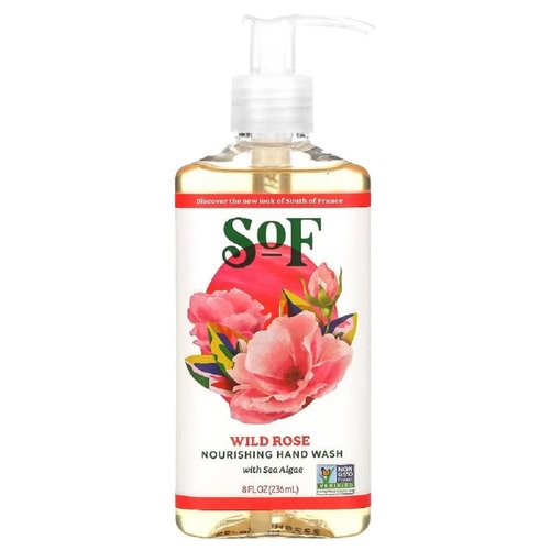 South of France Hand Wash, Climbing Wild Rose, 8 Ounce