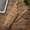 Bamboozled | Bamboo Toothbrush | Charcoal Infused BPA Free Soft Bristles | Organic & Vegan | Biodegradable & Eco-Friendly | Set of 8 | The Natural Way to Whitening Your Teeth
