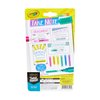 Crayola Take Note Erasable Highlighters, Cool School Supplies, Chisel Tip Markers, 6 Count