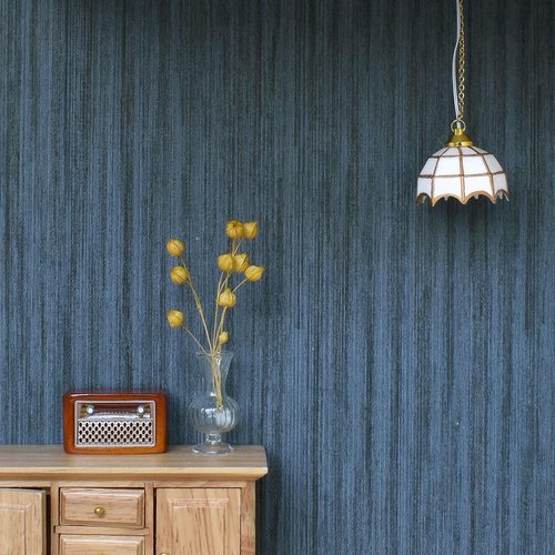 iland Miniature Dollhouse Accessories, Dollhouse Wallpaper on 1/12 1/6 Scale, Thickened 3pcs with 3D Embossed Stripes (Star Trail Embossed Texture)