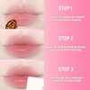 4 Pcs Honey Lip Balm, Bee Lip Balm Honey Pot,Moisturizing Lip Mask Overnight,Hydrate Repair Prevent Dry Cracked Lip Care(Honey+Strawberry+Watermelon+Apple)