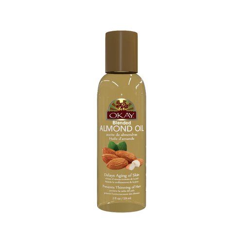 OKAY ALMOND OIL for SKIN and HAIR 2oz / 59ml