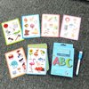 ABC Letter Flash Cards for Toddlers with 5 Dry Erase Pens, Preschool Learning Toys Alphabet Memory Game, 36PCS Double-side Flashcards,Letter Enlightenment, Early Education Flashcards for Kids Ages 1-5