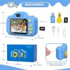 Desuccus Kids Camera Toys Christmas Birthday Gifts for Boys and Girls Kids Toys 3-9 Year Old HD Digital Video Camera for Toddler 5 Puzzle Games with 32GB SD Card (Blue)