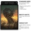 Fantasy North - Shoz'Gorrl - World Eater Wurm - 100 Smooth Matte TCG Trading Card Sleeves - Fits Magic MTG Commander Pokemon and Other Card Games - Playing Card Sleeves