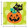 Creative Converting Friends of Halloween Beverage Napkins, 5", Multi-color