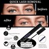 Qiveaory 2Pcs Lash Remover for Lash Extension,Cluster Lash Glue Remover Individual Eyelashes Gentle Eye Removal for False Lashes,Eyelash Extension Adhesive Remover Self Use at Home