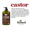 Difeel Caffeine & Castor Faster Growth Shampoo 12 oz., Made with Castor Oil for Hair Growth, Sulfate Free Shampoo