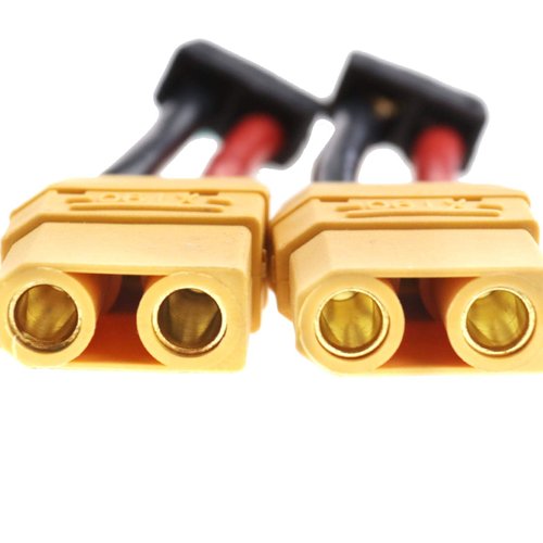 Create idea 2Pcs XT90 Female to Male Connector Adaptor Plug 12AWG with 8cm Cable for RC UAV Car Charger LiPo Battery Connector