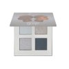 Juvia's Place Rebel Quad Grey Eyeshadow Palette - Shades of 4, Professional Eye Makeup, Pigmented Eyeshadow Palette, Makeup Palette for Eye Color & Shine, Pressed Eyeshadow Cosmetics
