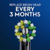 Oral-B CrossAction Electric Toothbrush Replacement Brush Heads, Black, 6 Count