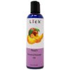 Lick Peach Flavored Massage Oil - Edible, Nourishing & Warming Body Oil with Vitamin E, Coconut & Almond Oils for Women and Couples - For Date Night, Aromatherapy Massages, Safe for Sensitive Skin 4oz