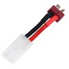 2Pairs Tamiya Connector to T Plug Adapter Cable for RC Cars Lipo/NiMH Battery Charging ESC Connection
