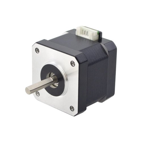 STEPPERONLINE Nema 17 Stepper Motor Bipolar 1.5A 42Ncm 42x42x38mm 1.8deg 4 Wires with 1m Cable and Connector (1 Pack)