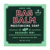 Bag Balm Moisturizing Bar Soap – Gentle Soap for Dry Skin with Lanolin – Hand & Body Cleansing Balm – Rosemary & Mint Scented Sensitive Skin Bar Soap – Natural Body Wash Bar – Made in The USA 3.9 oz