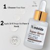 Mivida All-In-One Anti-Aging Super Serum for Face & Neck | Retinol, Hyaluronic Acid, Rosehip Oil, Vitamin C | Day & Night Anti-Wrinkle Serum - 1.0 oz