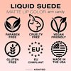 Kandi Koated Liquid Suede Lipstick [Arm Candy] Liquid Matte Lip Color | Intense Color Options, Non-Sticky, Paraben-Free, Cruelty-Free | Beauty & Makeup