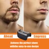 2PACK（BLACK）Replacement Head and Cutter Assembly Compatible with Remington PF7400, PF7500, and PF7600 Foil Shavers