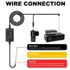 Pelsee Dash Cam Hardwire Kit, Full Set Hard Wire Kit Fuse for P1 Duo Dash Cam Only, 12V-24V to 5V Car Dash Camera Charger Power Cord, 4 Fuse Cable and Installation Tool
