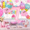 Ice Cream Balloons Number 7 Balloon 40 Inch, Sweet Sassy and Seven Birthday Party Decorations, 7 Balloon Number for Candy Birthday Party Decorations