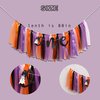 ZAIBIANHAO Spooky One High Chair Banner – Little Boo Is One First Birthday Decorations, Halloween Ghost High Chair Banner, Groovy Garland Spooky One Birthday Decorations Girl Party Supplies (spooky banner)
