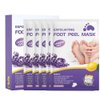 Dr.Pedi Foot Peel Mask (5 Pairs) Natural Exfoliator for Dry Dead Skin, Dry, Cracked Feet, Callus, Spa, for Baby Soft Skin Made with Lavender Extract Women and Men Peeling Exfoliating