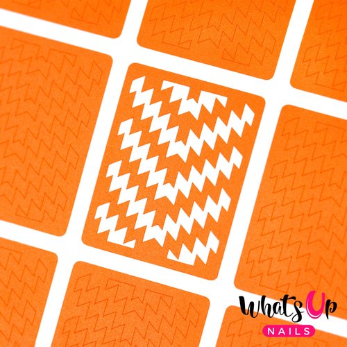 Whats Up Nails - Incan Vinyl Stencils for Nail Art Design (2 Sheets, 24 Stencils Total)