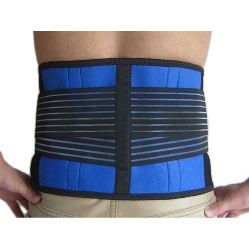 Brand New Deluxe Neoprene Double Pull Lumbar Lower Back Support Brace Exercise Belt (XXXXL (48-54"/122-137cm))