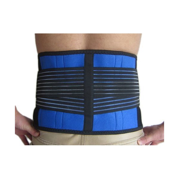 Brand New Deluxe Neoprene Double Pull Lumbar Lower Back Support Brace Exercise Belt (XXXXL (48-54"/122-137cm))