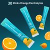 OZENKE Electrolytes Powder Packets, 30 Sticks Hydration Packets Sugar Free, Electrolyte Drink Mix Portable Electrolyte Packets for Rapid Hydration, 0 Sugar & 0 Calorie, Orange Flavor