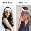 Huachi Headbands for Women Non Slip Women's Fashion Headbands Wide Headbands for Women's Hair Head Band Short Hair for Workout Yoga Sports Exercise Sweatbands Summer Hair Accessories Elastic Hair Band