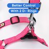 Pawtitas Dog Harness Medium Sized Dog Pink Dog Harness Step in from a Senior Dog to a Puppy Harness Adjustable Reflective Dog Harness S Reflective Dog Vest