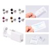 2 Pack 4mm Ear Piercing Kit with Cubic Zirconia Stud Earrings Ear Piercing Gun (Multicolor)