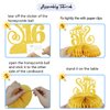 Girls 16th Birthday Decorations Honeycomb Centerpieces, Happy Sweet 16 Table Decorations, 16th Birthday Table Centerpieces Party Supplies