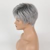 Short Hair Wigs with Natural Bangs,Bangs Hair Clip Synthetic Hair Pixie Cut Short Hair Wigs for Women with Thinning Hair Natural Daily Use Hair (#5)