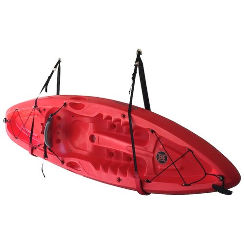 COR Surf Kayak Storage Rack | Premium Adjustable Padded Wall Straps for Kayaks, SUP Paddle Board & Surfboard for Indoor & Outdoor Storage