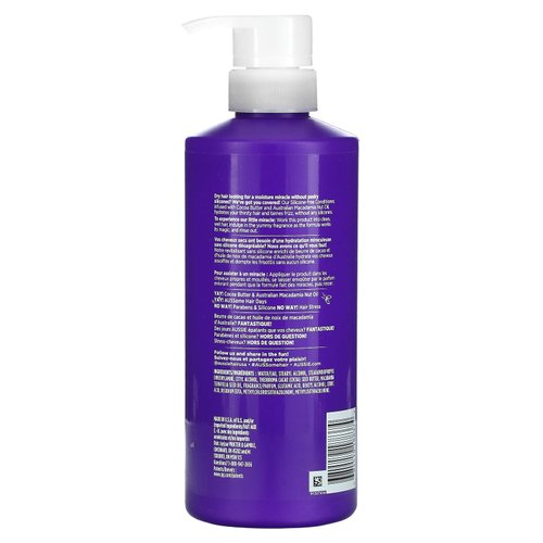 Aussie Miracle Coils Silicone Free Conditioner With Cocoa Butter & Australian Macadamia Nut Oil 16 f. oz. (pack of 1)