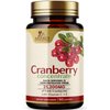 Cranberry Pills Supplement for Women & Men + Vitamin C & E - 25,200mg Formula for Urinary Tract Health Support, Non-GMO and Gluten Free, Nature's Cranberry Supplements - 60 Softgels