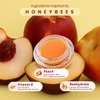 Original Bee Balm Lip Balm, Peach Hydrating Lip Balm, Lip Butter for Dry and Cracked Lips, Propolis Honey Lip Mask, Lip Moisturizing Mask, Reduces Lip Lines, Original Beeswax with Vitamin E