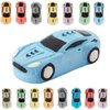 KINIA 15 Jumbo Race Car Sidewalk Chalk - Party Favors Goody Bag Pack - Birthdays, Easter, Christmas and More - Individually Wrapped - Washable - Beautiful Gift Box (Race Car Multicolor)