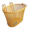 Basket with Hooks, Front, Removable, Wire mesh Small, Kids Bicycle Basket (Yellow/Orange)