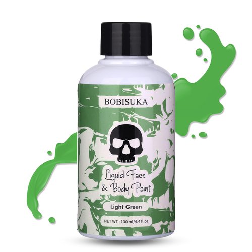 BOBISUKA Light Green Liquid Texture Face and Body Paint Washable