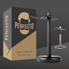 Perfecto Deluxe Black Razor and Brush Stand - The Best Safety Razor Stand. This Will Prolong The Life Of Your Shaving Brush, Best Valentine's Day Gift for Him, Gift For Dad Men, Shaving Accessories.