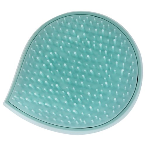 Michel Mercier Pack and Go Detangler - Innovative Mini Scalp Massager for Less Breakage - No Pain Hair Brush - Thick Hair - Turquoise-Pink - 1 pc